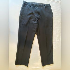 Black pleated dress pants
